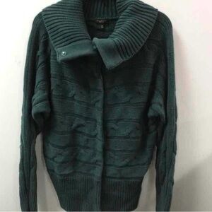 Forest Green Chunky Knit Sweater